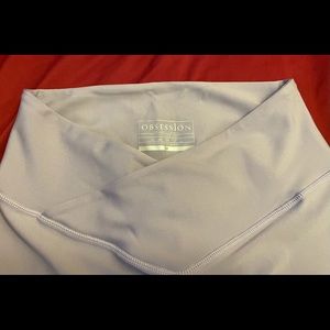 Obsession Capri Leggings, Lilac color, size Medium. Thick material. Squat proof!